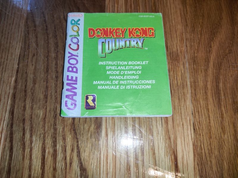 Imagen de Manual Donkey Kong Country - Game Boy Color