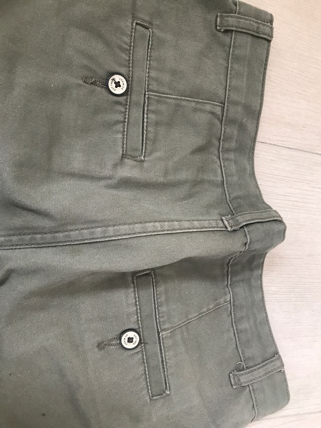 Bermudas tono caqui 12-13 años chico