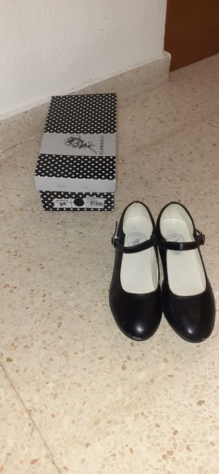 zapatos  de flamenca 