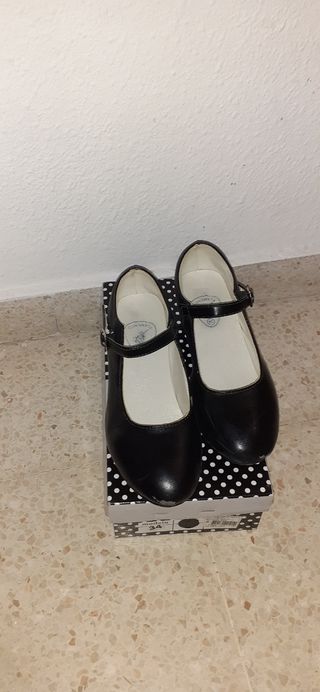 zapatos  de flamenca 