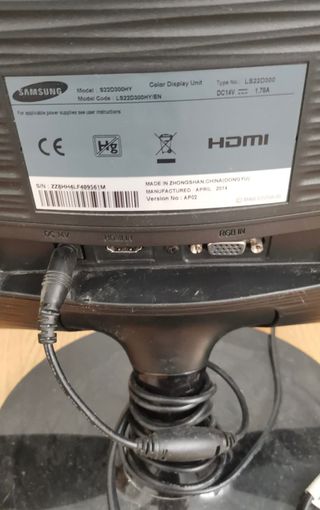 Monitor pc 22" Samsung s22d300hy