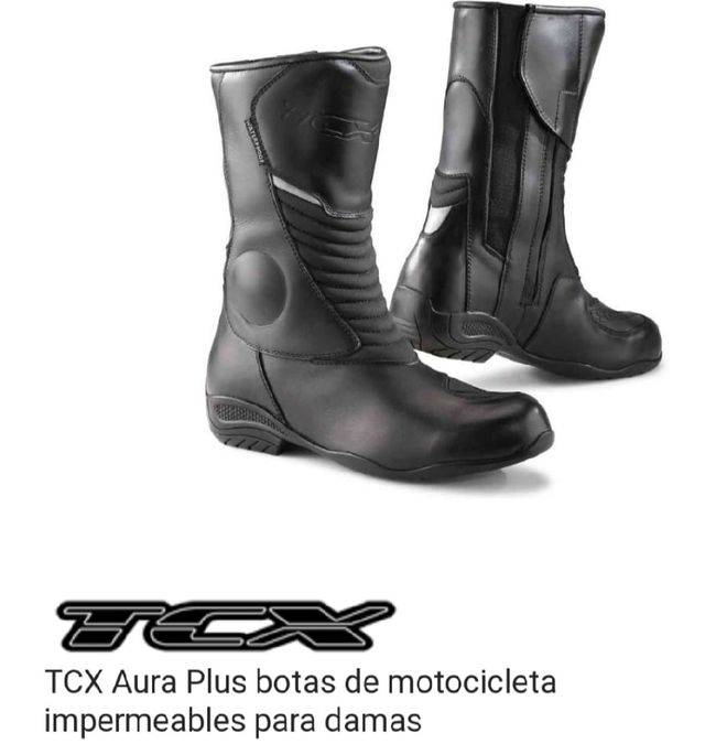 botas de moto chica