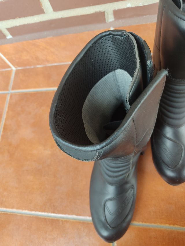 botas de moto chica