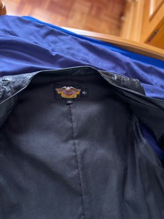 Chaleco cuero Harley Davidson original