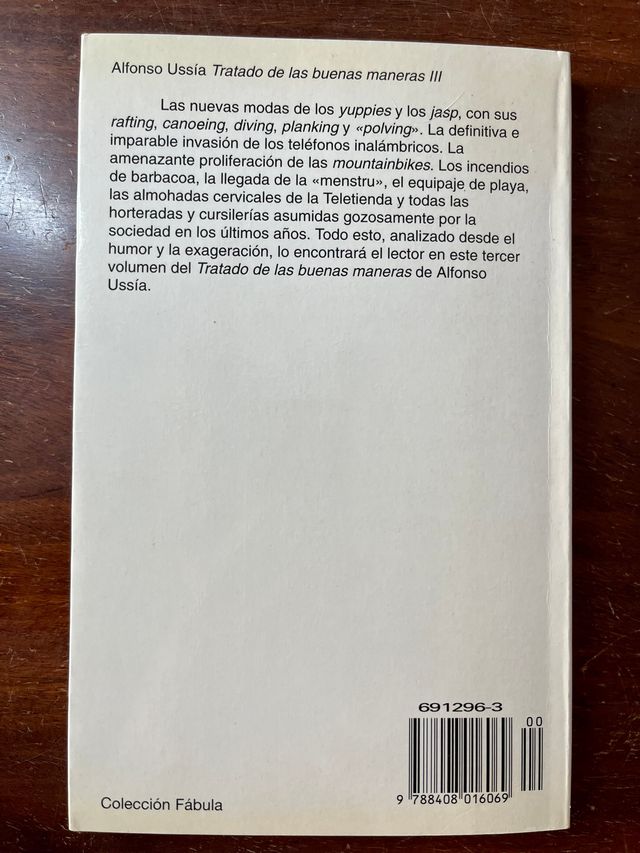 Alfonso Ussía- Tratado de las buenas maneras III