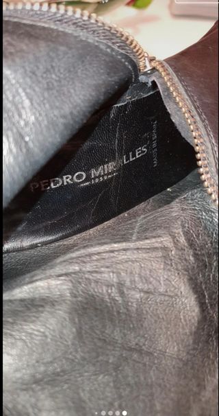 Botines piel estilo cowboy, de Pedro Miralles.