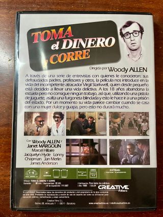 Dvd Toma el dinero y corre