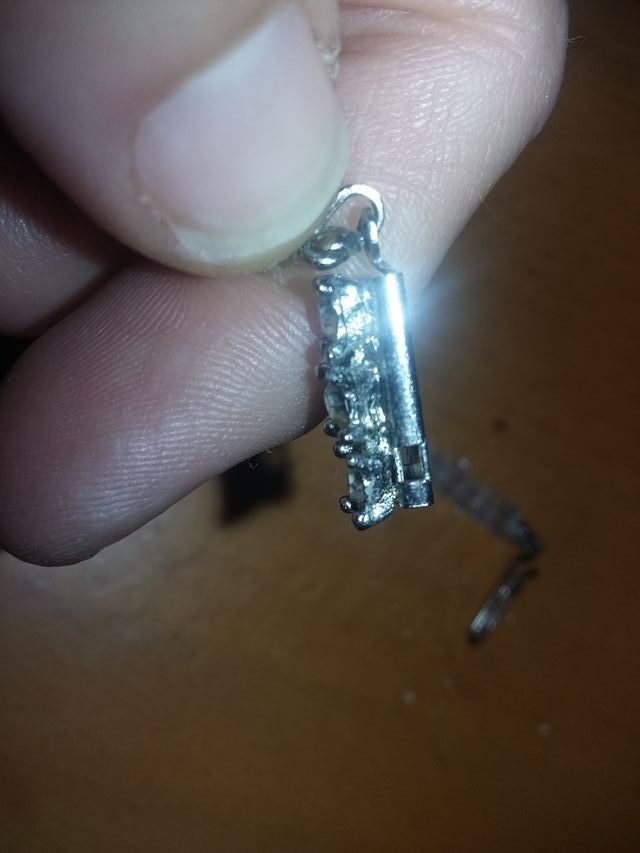 juego de colar y pulsera cristal Murano, años 70