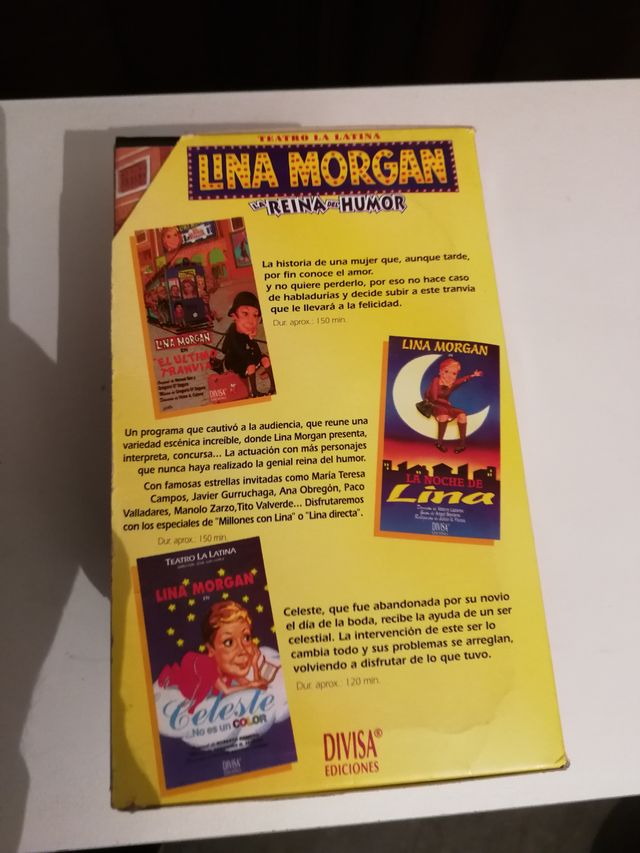 Colección 5 grandes obras de Lina Morgan en VHS