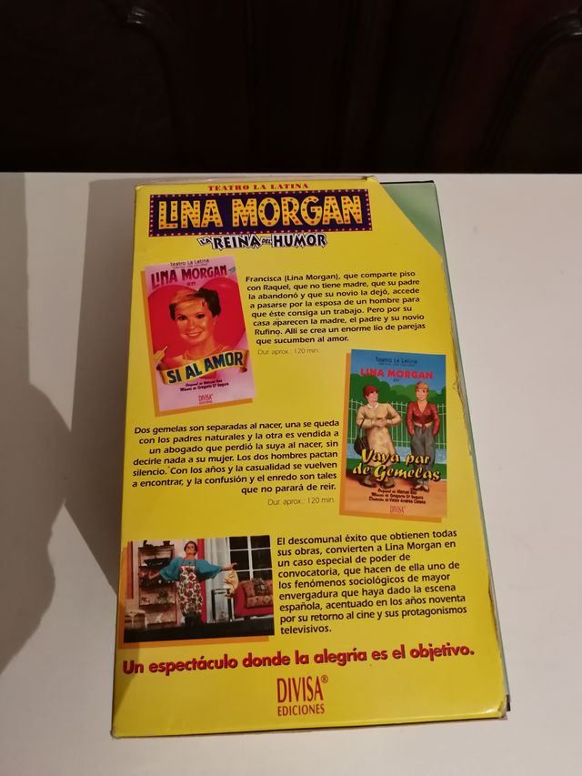 Colección 5 grandes obras de Lina Morgan en VHS
