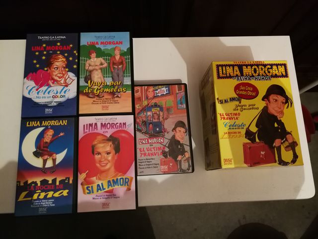 Colección 5 grandes obras de Lina Morgan en VHS