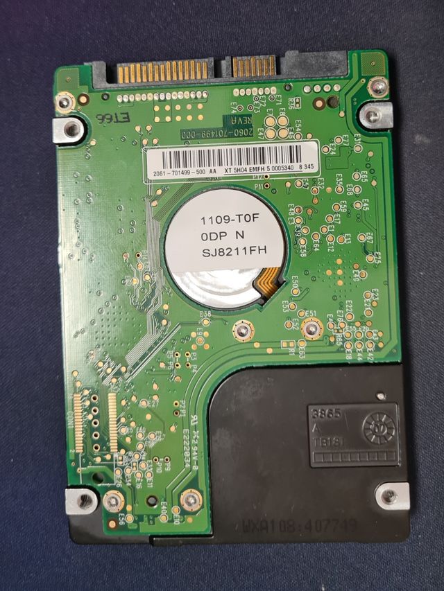 Disco duro 2,5 320 gb. Western Scorpio