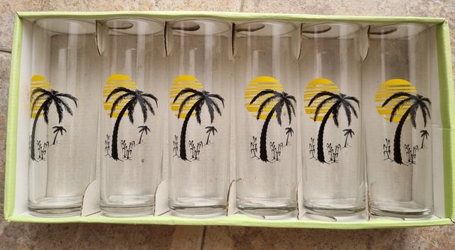 6 vasos de tubo (Antigüedades)