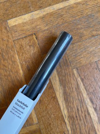 pizarra adhesiva negra . 45 x145cm