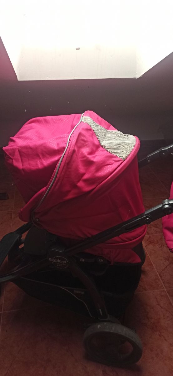 Trio capazo, cuco, silla peg perego