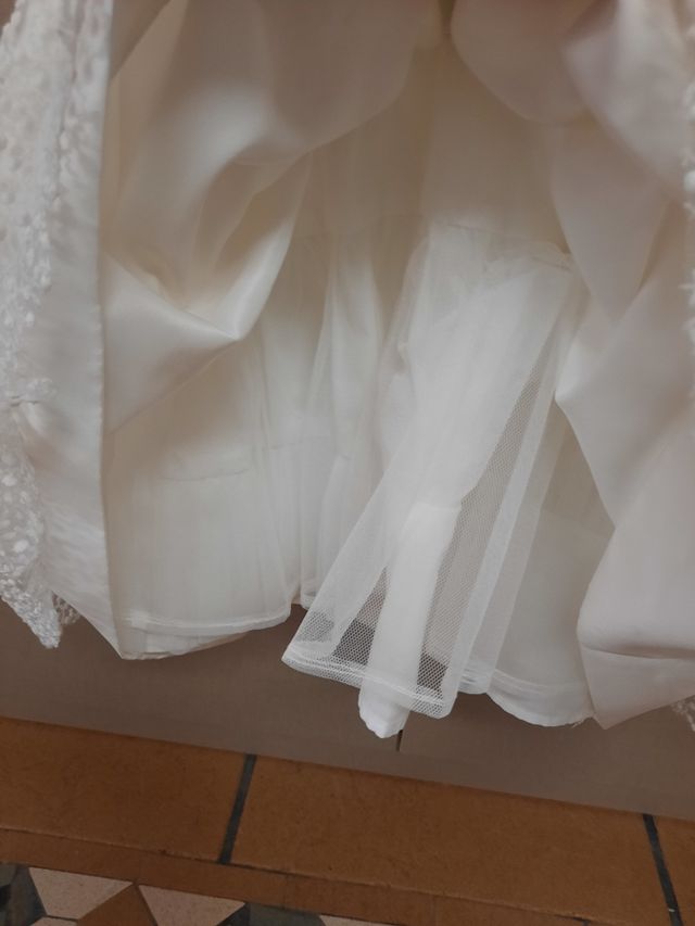 Vestido ceremonia o arras niña.