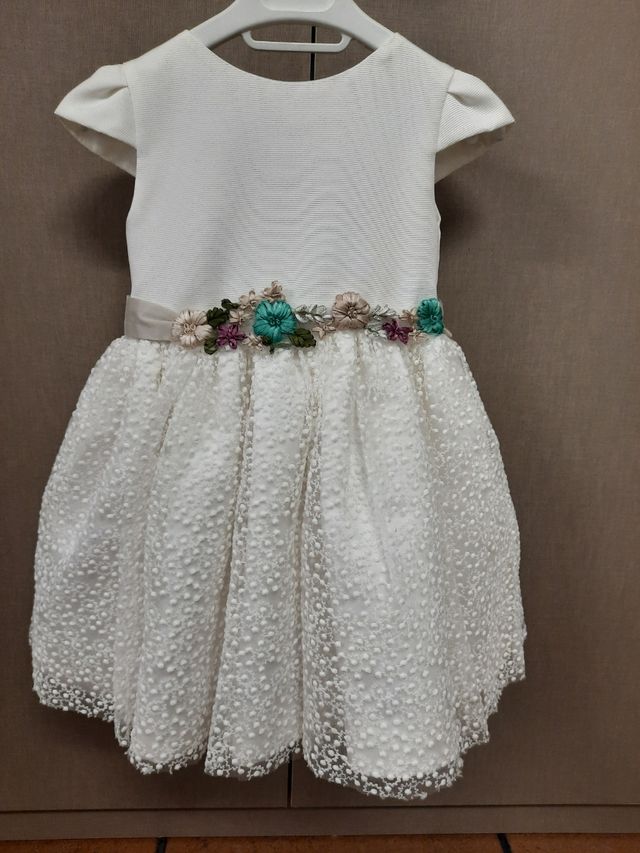 Vestido ceremonia o arras niña.