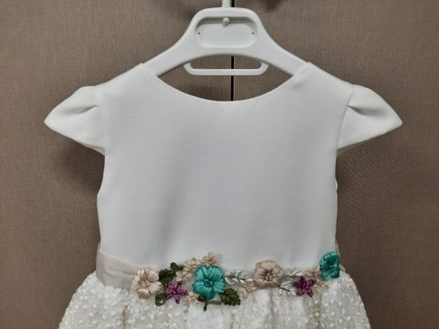 Vestido ceremonia o arras niña.