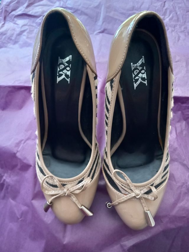 TACONES CON PLATAFORMA