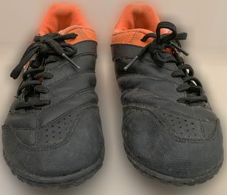 Chuteiras de Futebol Nike Unissexo, Preto e Laranj