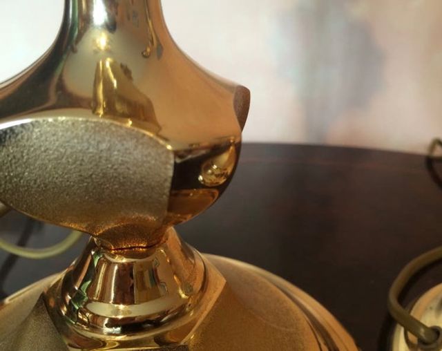 Pies lámpara cromada Impecables!!!