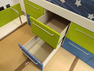 Dormitorio juvenil con colchón de 90