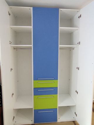 Dormitorio juvenil con colchón de 90