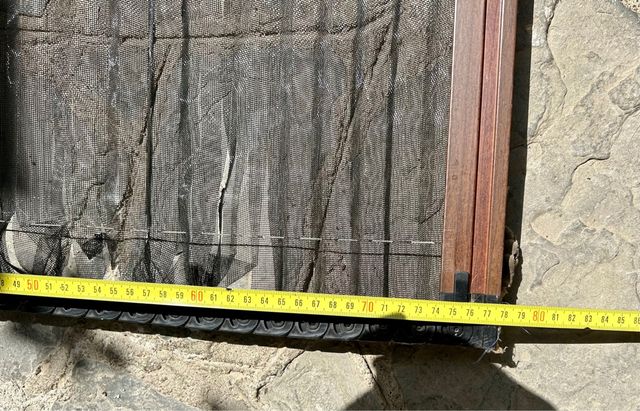 Zanzariere per porte in alluminio plissettato a 2 unità