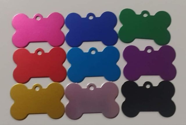 Chapa identificativa para mascotas.