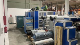 Maquina de fabricación de burbuja