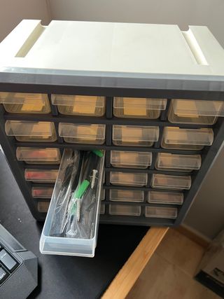 Caja de almacenamiento organizador blanco