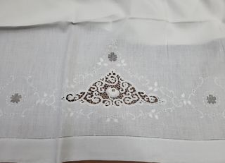 lenzuolo p.lino vintage senza federe