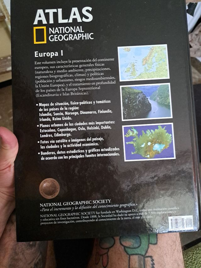 Atlas National Geographic EUROPA de segunda mano por 14,99 EUR en