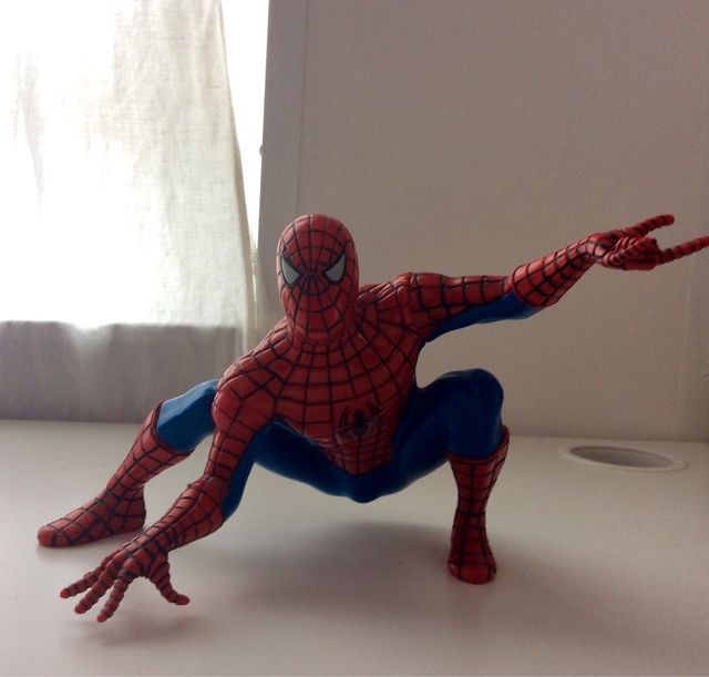 Figura Spiderman En Acción. Coleccionista.Impecabl