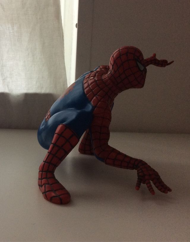 Figura Spiderman En Acción. Coleccionista.Impecabl
