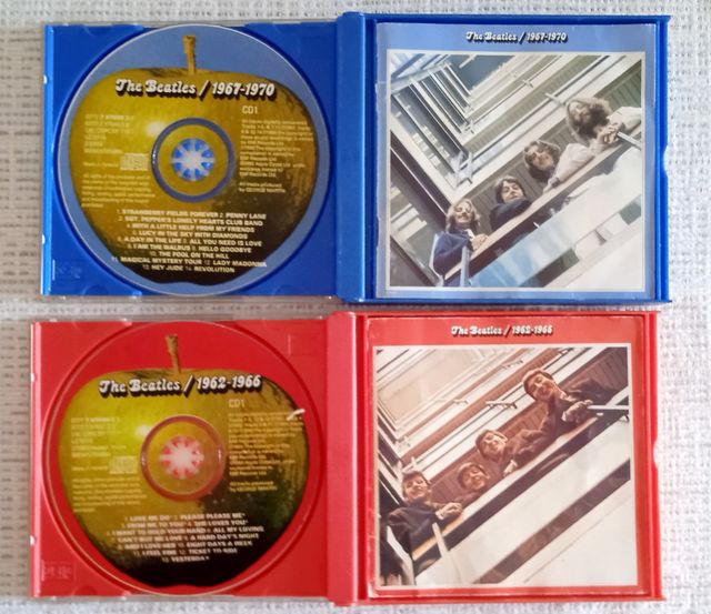 CD'S "Apple The Beatles"/ 1962-1966 / 1968-1970