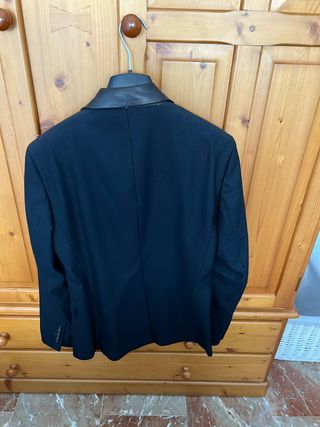 Chaqueta Zara Hombre S, color azul marino