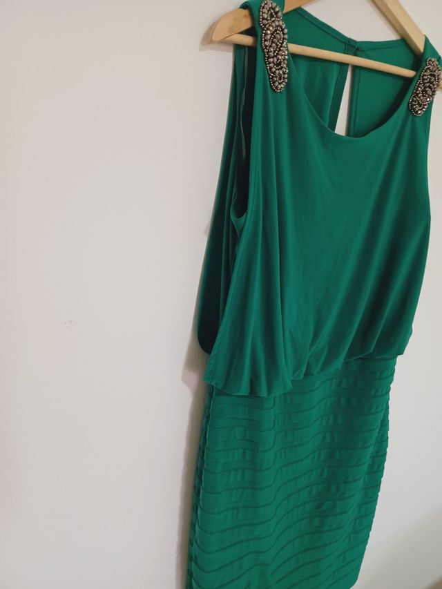 Vestido cóctel largo midi marca Scarlett