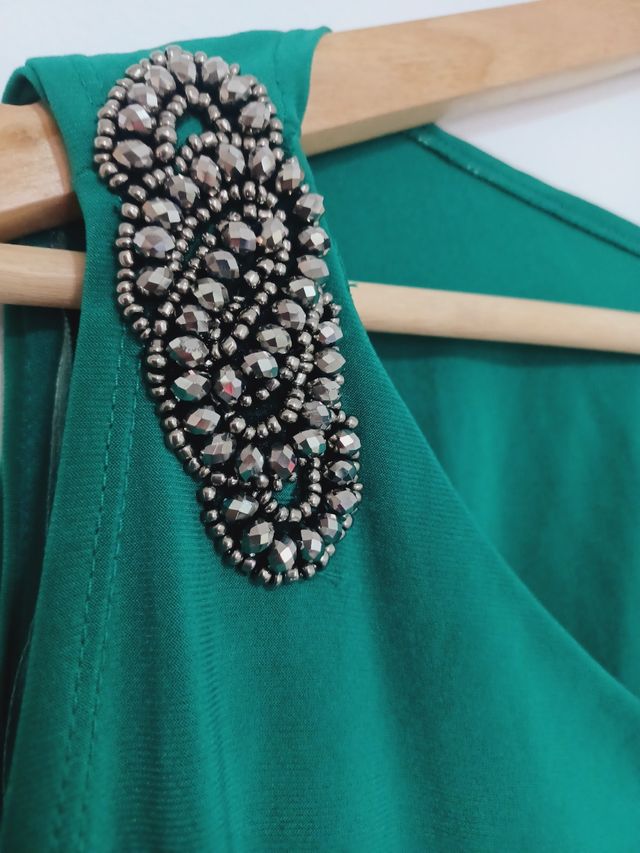 Vestido cóctel largo midi marca Scarlett