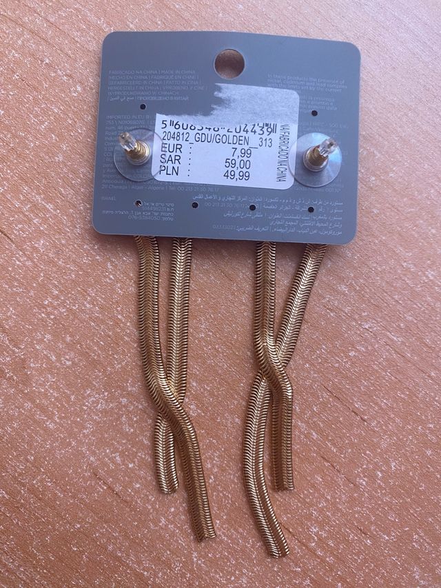 Pendientes Parfois sin estrenar