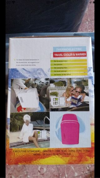 Mini nevera y calentador para coche o casa