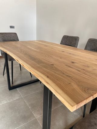 MESA COMEDOR MADERA MACIZA ACACIA