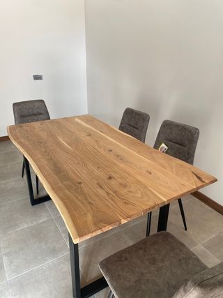 MESA COMEDOR MADERA MACIZA ACACIA