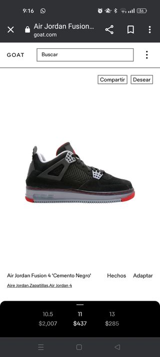 Air Jordan 4 fusion Air force