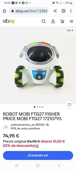 robot fisher price
