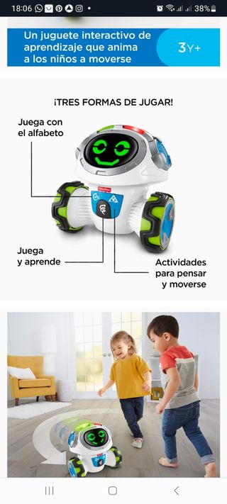 robot fisher price