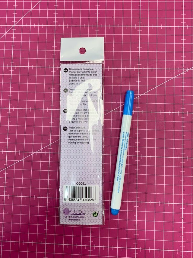 Marcador Azul - Borrado al Agua