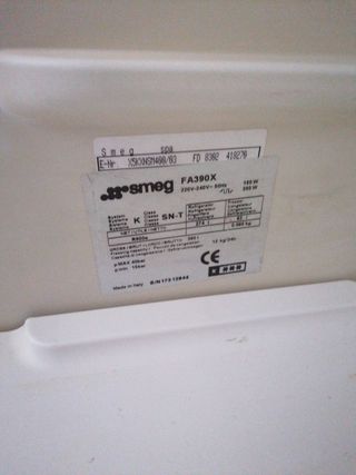 Nevera Smeg acero inoxidable