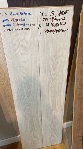 Liquidación de tarima y suelos laminados 
