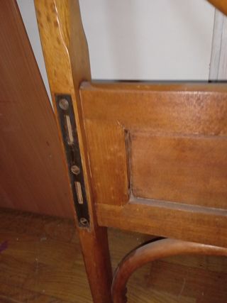 cama madera antigüedad